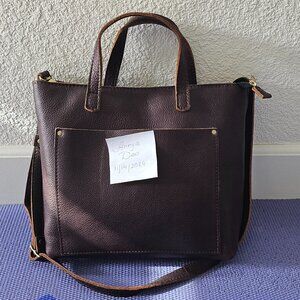 Portland leather goods medium crossbody